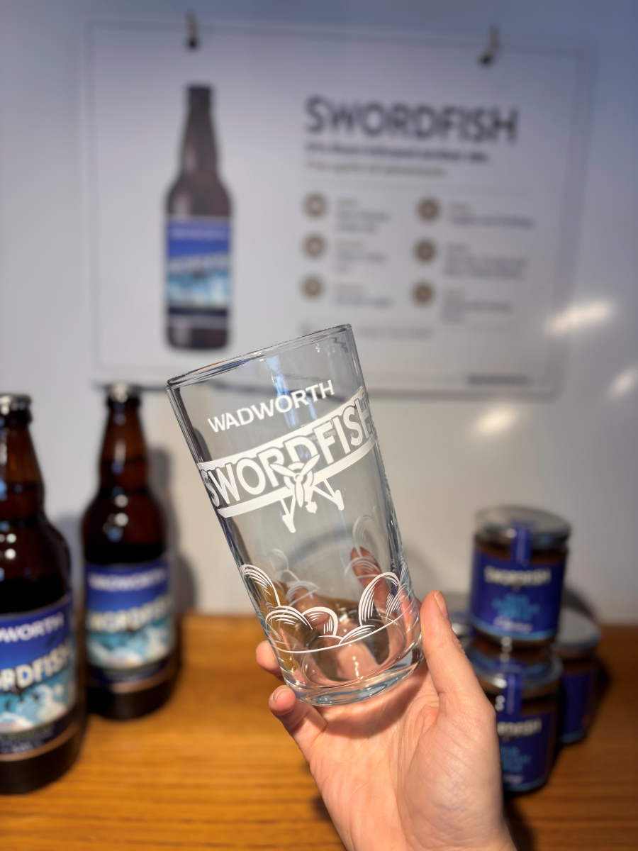 Swordfish Pint Glass