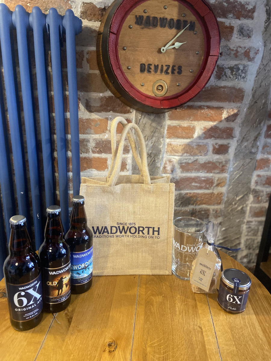 Wadworth Gift Jute  Bag  Beer & Treats Selection